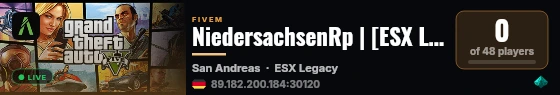 VielBauerRP V5 | [ESX Legacy] live status badge