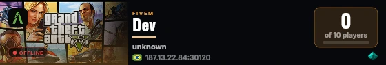 Dev live status badge