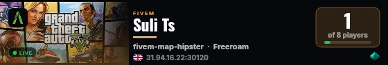Suli Ts live status badge