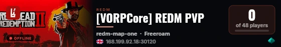 [VORPCore] REDM PVP live status badge