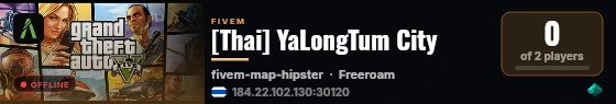 [Thai] YaLongTum City live status badge
