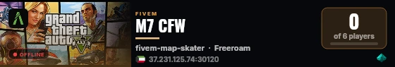 M7 CFW live status badge