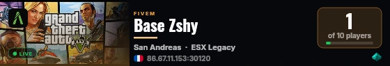Base Zshy live status badge