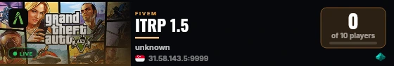 ITRP 1.5 live status badge