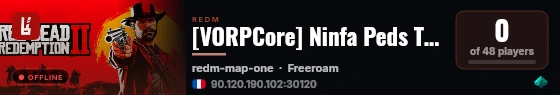 [VORPCore] Ninfa Peds TESTES live status badge