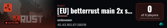 [EU] betterrust main 2x solo/duo/trio/quad/mx5 live status badge