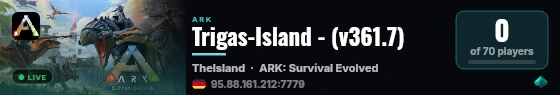 Trigas-Island - (v361.7) live status badge