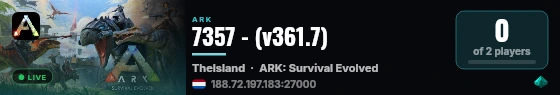 7357 - (v361.7) live status badge