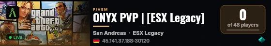 ONYX PVP | [ESX Legacy] live status badge
