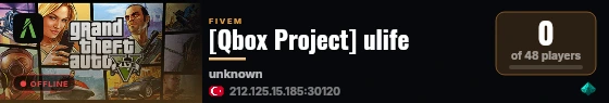 [Qbox Project] ulife live status badge