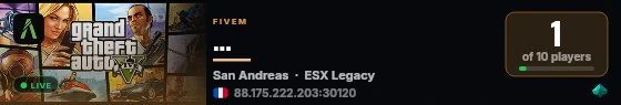 ... live status badge