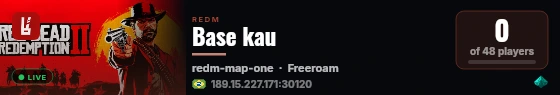 Base kau live status badge