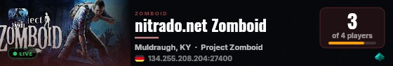 nitrado.net Zomboid live status badge