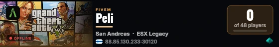 Peli live status badge