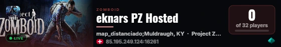 eknars PZ Hosted live status badge