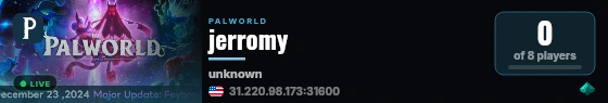 jerromy live status badge