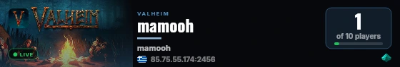 mamooh live status badge