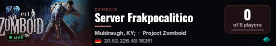 Server Frakpocalitico live status badge