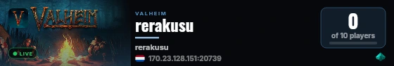 rerakusu live status badge