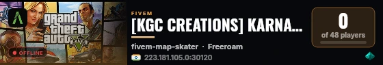 [KGC CREATIONS] KARNATAKA RP live status badge