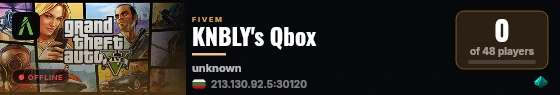 KNBLY's Qbox live status badge