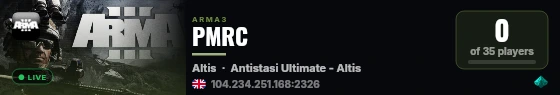 PMRC live status badge