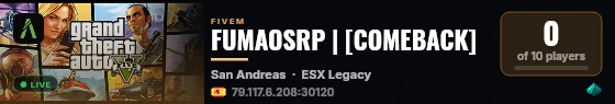 FUMAOSRP | [COMEBACK] live status badge