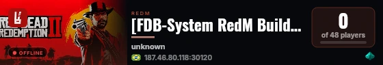 [FDB-System RedM Build] STEEL live status badge