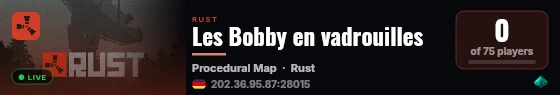 Les Bobby en vadrouilles live status badge