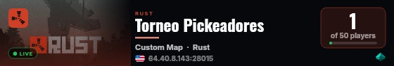 Torneo Pickeadores live status badge