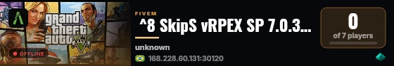  ^8 SkipS vRPEX SP 7.0.3 - ^1RED Edition live status badge