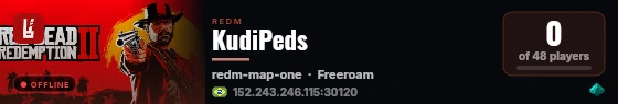 KudiPeds live status badge