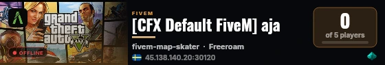 [CFX Default FiveM] aja live status badge