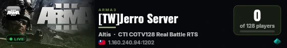 [TW]Jerro Server live status badge