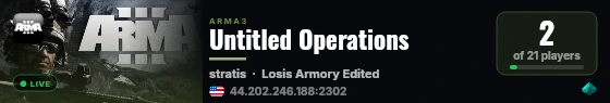 Untitled Operations live status badge