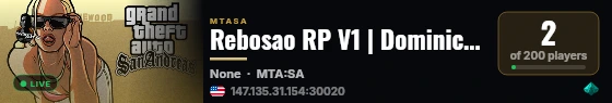 Rebosao RP V1 | Dominicano | Policia | Latino | 450 MB live status badge