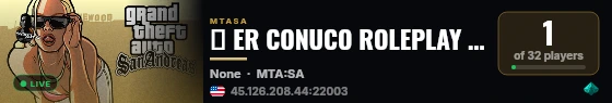 🔥 ER CONUCO ROLEPLAY | 🇩🇴 | VOZ live status badge