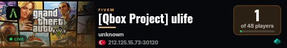 [Qbox Project] ulife live status badge