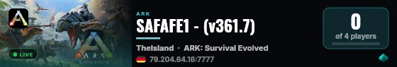 SAFAFE1 - (v361.7) live status badge