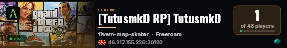 [TutusmkD RP] TutusmkD live status badge