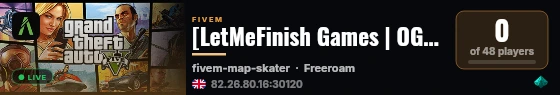 [LetMeFinish Games | OG MINIGAMES | CarVsRunners, FaceToFace, KurumaParkour and more!] letMeFinish live status badge