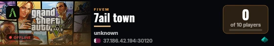 7ail town live status badge