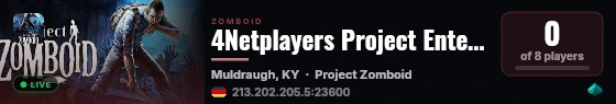 4Netplayers Project Entensuppe live status badge