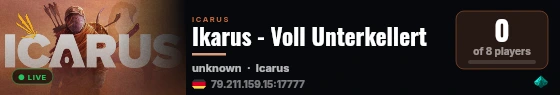 Ikarus - Voll Unterkellert live status badge