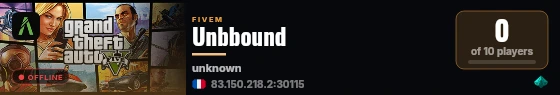 Unbbound live status badge