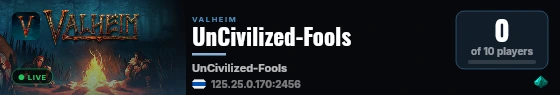 UnCivilized-Fools live status badge
