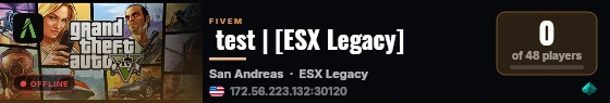  test | [ESX Legacy] live status badge