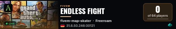 ENDLESS FIGHT live status badge