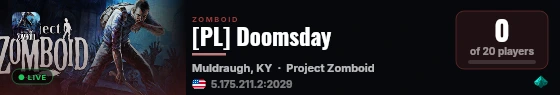 [PL] Doomsday live status badge