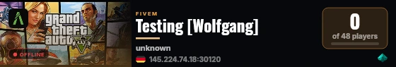Testing [Wolfgang] live status badge